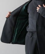 画像をギャラリービューアに読み込む, SUBLATIONS サブレーションズのHEAVY WOOL NO COLLAR PRISONER JACKET - SLATE GREYの公式通販サイトsession福岡セレクトショップ
