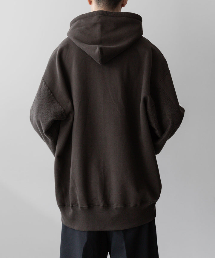 stein(シュタイン)の23AWコレクションOVERSIZED UNTWISTED YARN SWEAT HOOD LSのMILITARY KHAKI