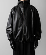 画像をギャラリービューアに読み込む, ssstein(シュタイン)のLEATHER HOODED SHORT JACKET - BLACKの公式通販サイトsession福岡セレクトショップ
