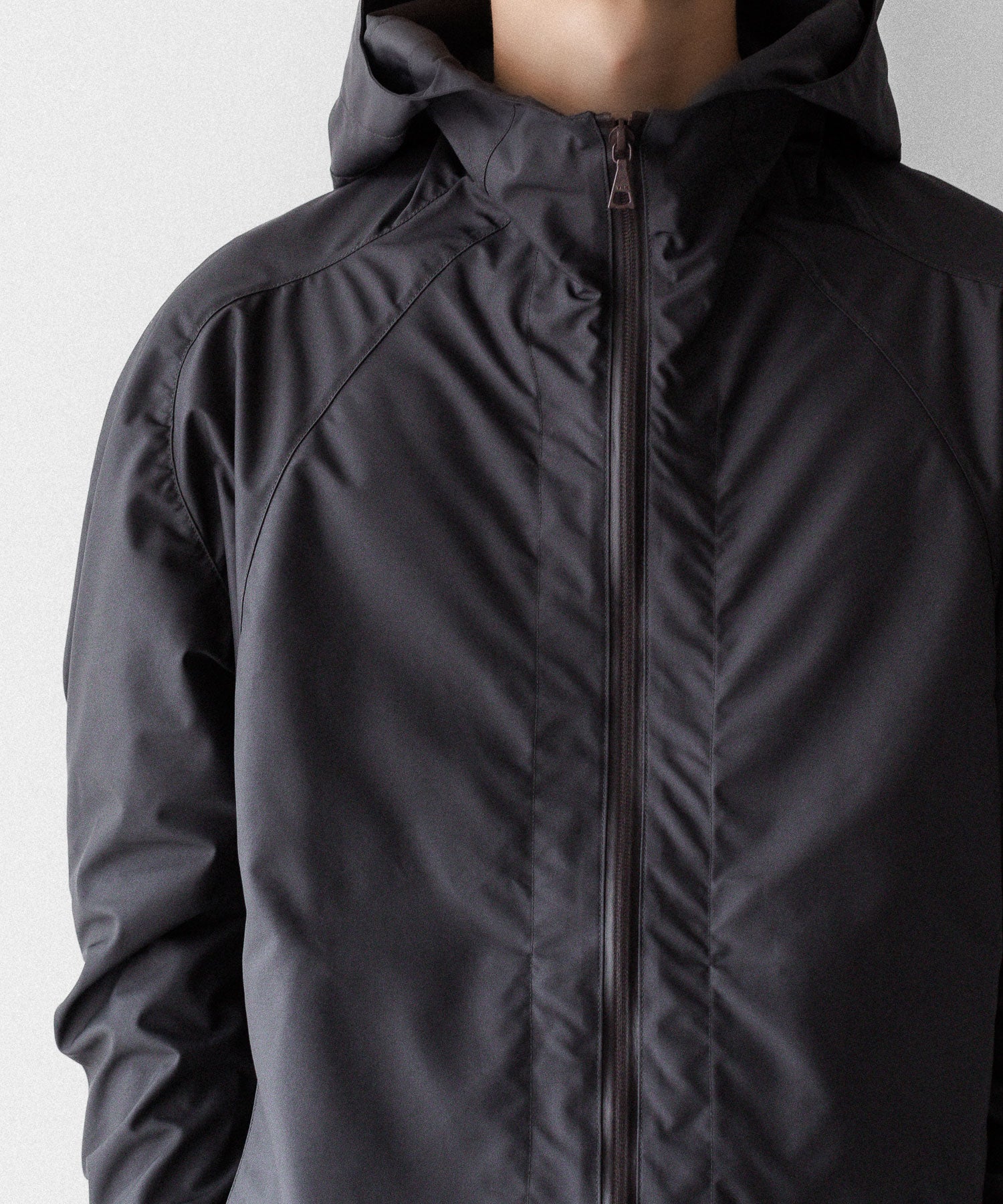 OPPOSE DUALITY オポーズデュアリティのSHORT PARKA SHELLのGRAY公式通販サイトsession福岡セレクトショップ