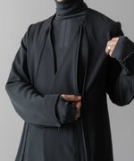 画像をギャラリービューアに読み込む, SUBLATIONS サブレーションズのHEAVY WOOL NO COLLAR PRISONER JACKET - SLATE GREYの公式通販サイトsession福岡セレクトショップ
