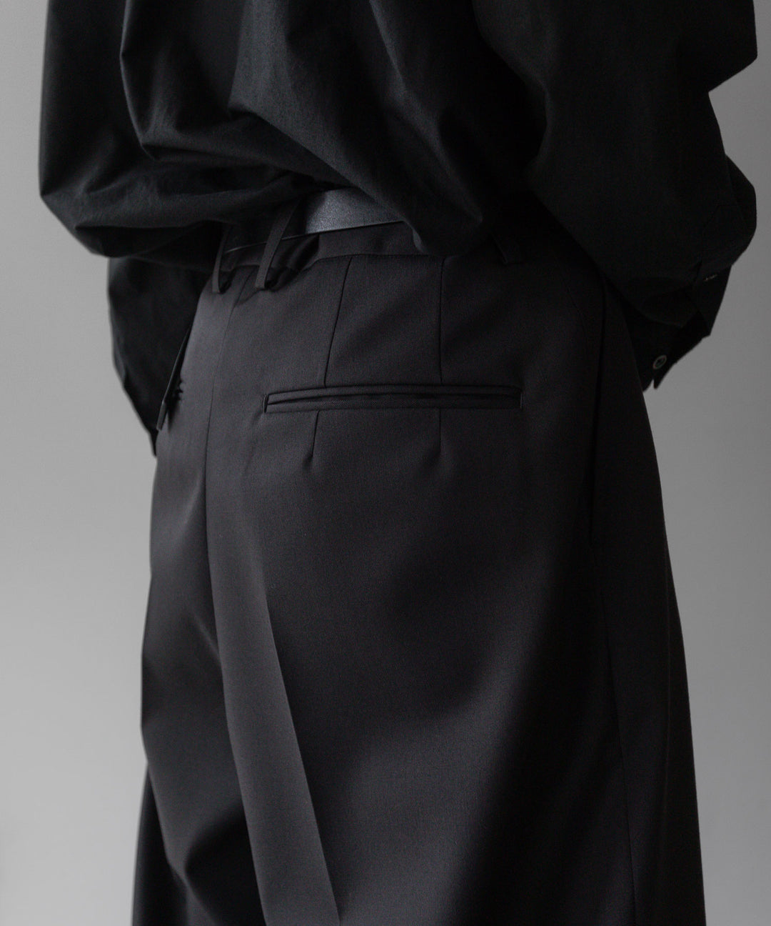 ssstein シュタインのEXTRA WIDE TROUSERS DARK CHARCOAL公式通販サイトsession福岡セレクトショップ