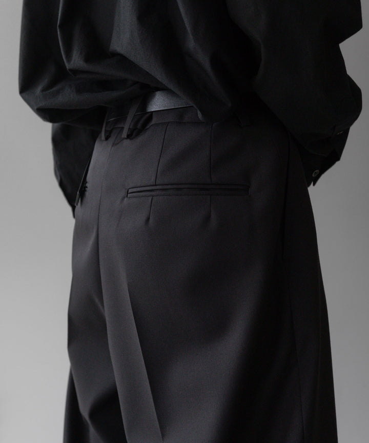 ssstein シュタインのEXTRA WIDE TROUSERS DARK CHARCOAL公式通販サイトsession福岡セレクトショップ