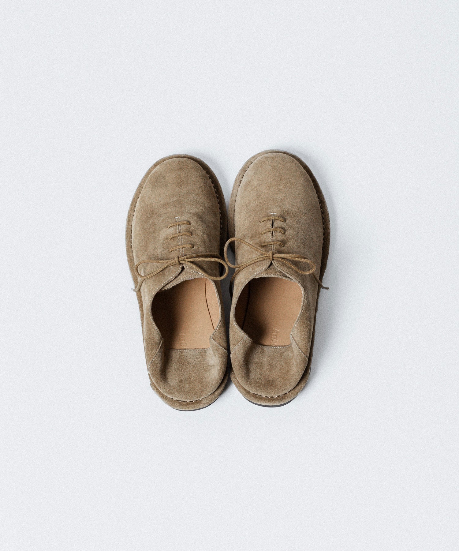 ATTACHMENT アタッチメントのCOW LEATHER SUEDE BABOUCHE - BEIGEの公式通販サイトsession福岡セレクトショップ