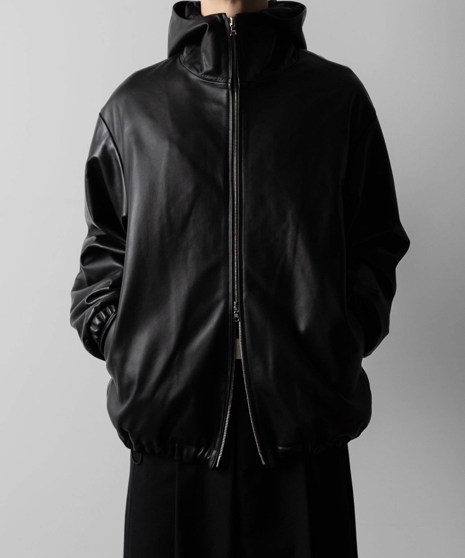 ssstein(シュタイン)のLEATHER HOODED SHORT JACKET - BLACKの公式通販サイトsession福岡セレクトショップ