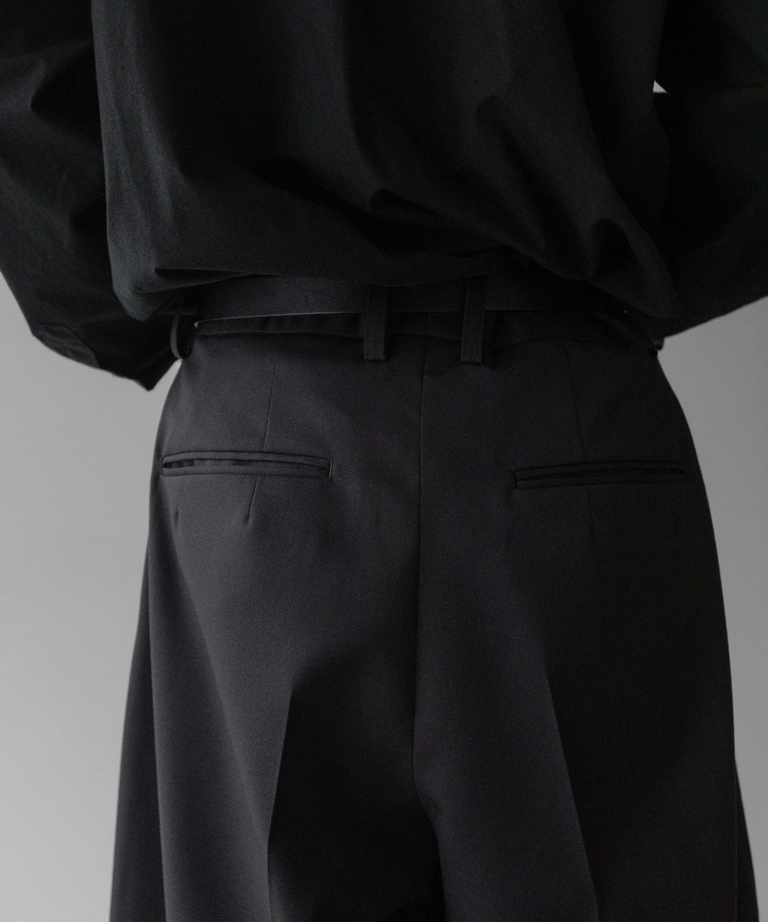 ssstein シュタインのEXTRA WIDE TROUSERS DARK CHARCOAL公式通販サイトsession福岡セレクトショップ