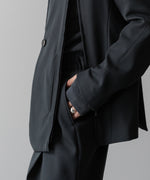 画像をギャラリービューアに読み込む, SUBLATIONS サブレーションズのHEAVY WOOL NO COLLAR PRISONER JACKET - SLATE GREYの公式通販サイトsession福岡セレクトショップ
