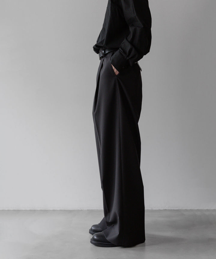 ssstein シュタインのEXTRA WIDE TROUSERS DARK CHARCOAL公式通販サイトsession福岡セレクトショップ