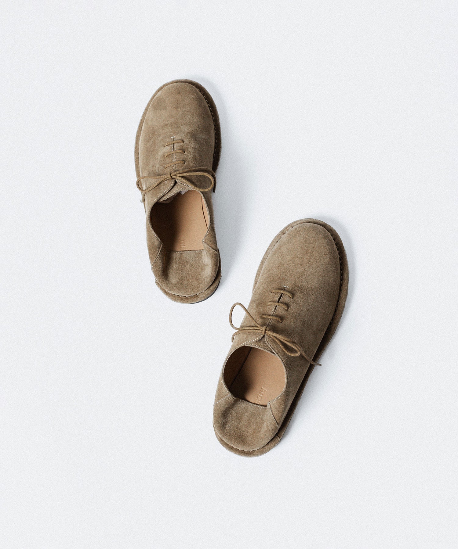 ATTACHMENT アタッチメントのCOW LEATHER SUEDE BABOUCHE - BEIGEの公式通販サイトsession福岡セレクトショップ