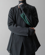 画像をギャラリービューアに読み込む, SUBLATIONS サブレーションズのHEAVY WOOL NO COLLAR PRISONER JACKET - SLATE GREYの公式通販サイトsession福岡セレクトショップ
