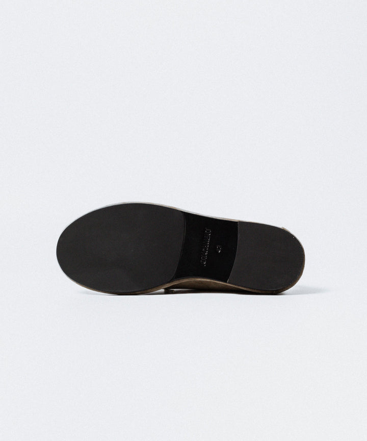 ATTACHMENT アタッチメントのCOW LEATHER SUEDE BABOUCHE - BEIGEの公式通販サイトsession福岡セレクトショップ