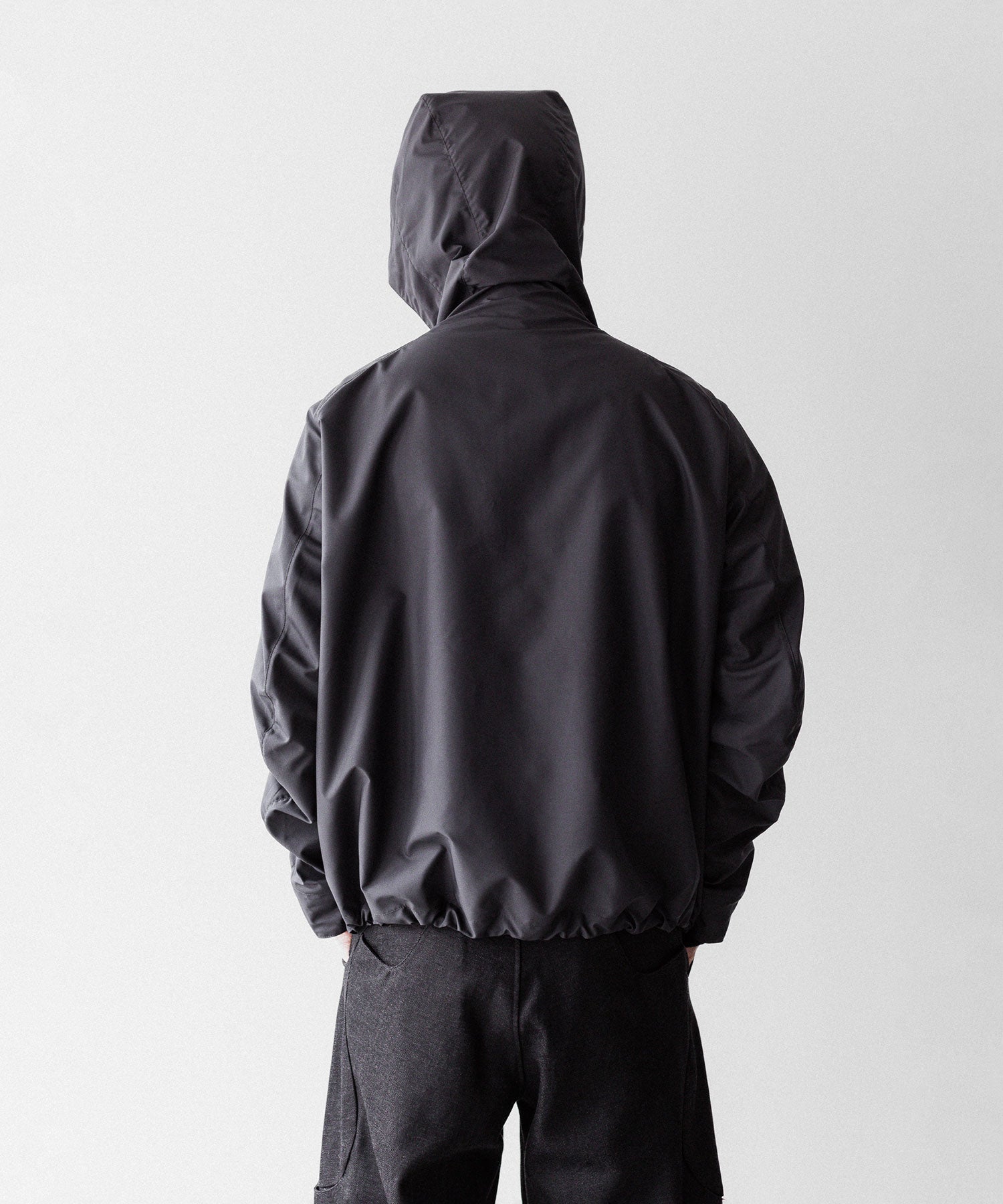 OPPOSE DUALITY オポーズデュアリティのSHORT PARKA SHELLのGRAY公式通販サイトsession福岡セレクトショップ