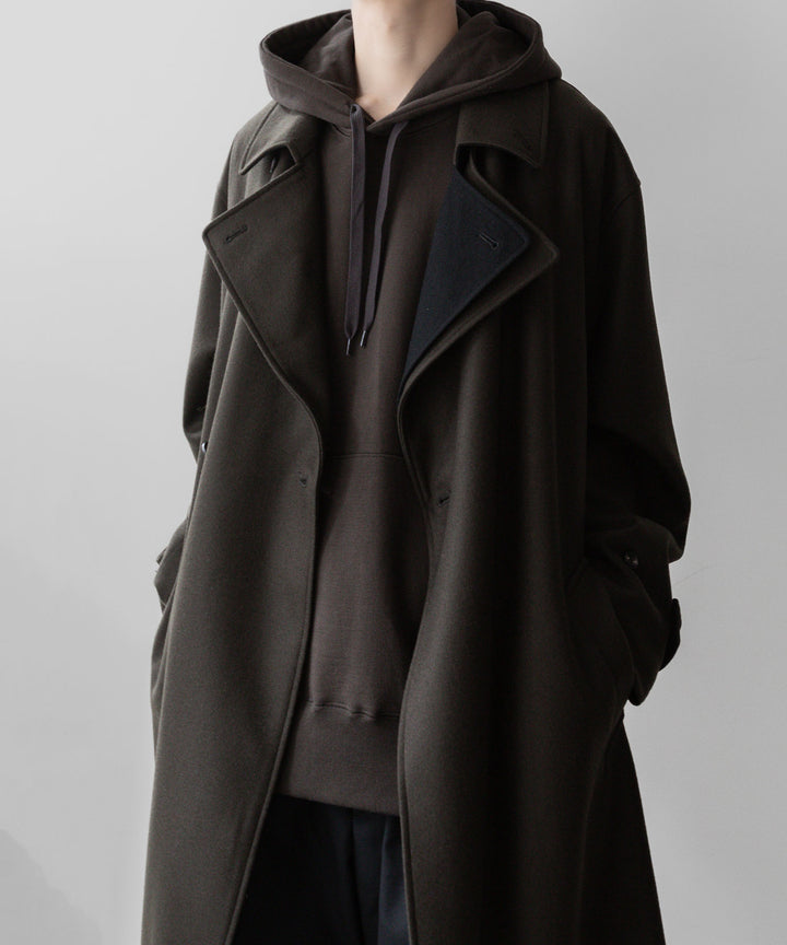 stein(シュタイン)の23AWコレクションOVERSIZED UNTWISTED YARN SWEAT HOOD LSのMILITARY KHAKI