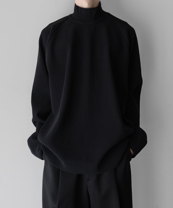 【stein】ssstein シュタインのGRADATION PLEATS LSのBLACK　 公式通販サイトsession福岡セレクトショップ