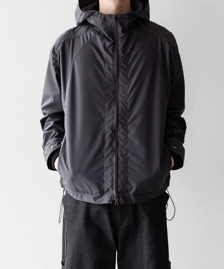 OPPOSE DUALITY オポーズデュアリティのSHORT PARKA SHELLのGRAY公式通販サイトsession福岡セレクトショップ