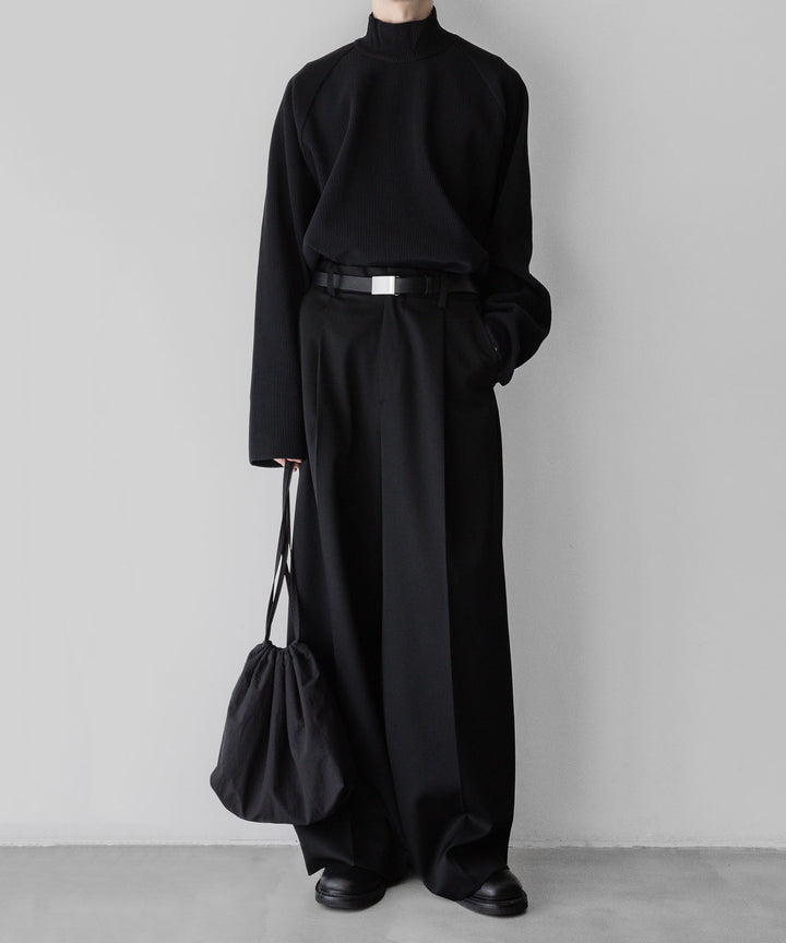 【stein】ssstein シュタインのGRADATION PLEATS LSのBLACK　 公式通販サイトsession福岡セレクトショップ