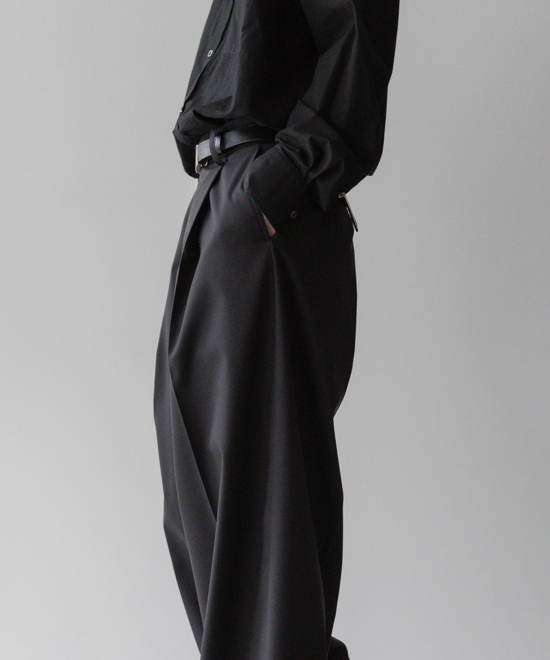 ssstein シュタインのEXTRA WIDE TROUSERS DARK CHARCOAL公式通販サイトsession福岡セレクトショップ