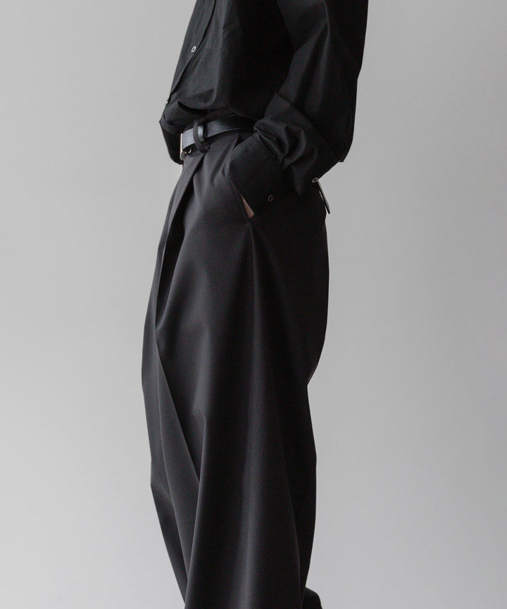 ssstein シュタインのEXTRA WIDE TROUSERS DARK CHARCOAL公式通販サイトsession福岡セレクトショップ