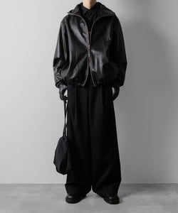 ssstein(シュタイン)のLEATHER HOODED SHORT JACKET - BLACKの公式通販サイトsession福岡セレクトショップ