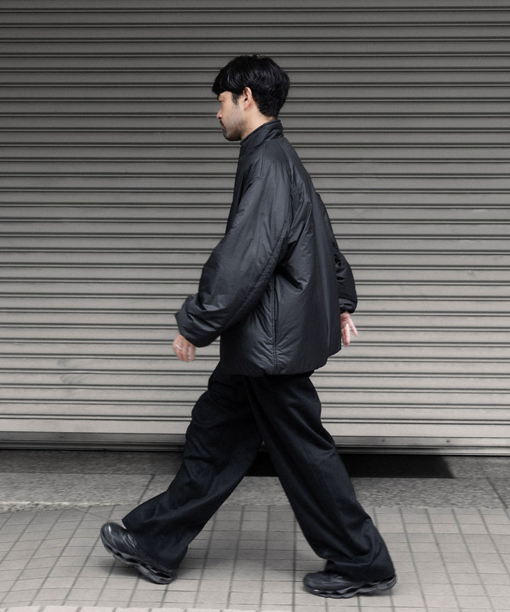 【paratrait】MEMBRANE SHELL PUFF BLOUSON - BLACK