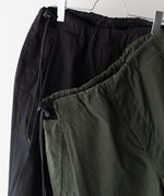 画像をギャラリービューアに読み込む, 【ANTHEM A】COTTON TWILL NO-BRAINER PANTS - BLACK
