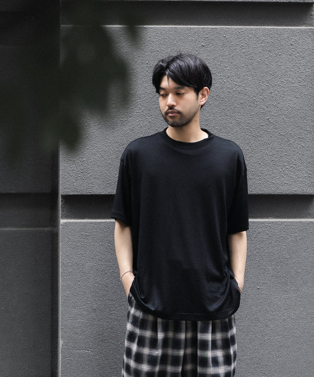WWW ラッピンノットウールウェアS/S WIDE FIT T-SHIRTのBLACK 公式通販サイトsession福岡セレクトショップ