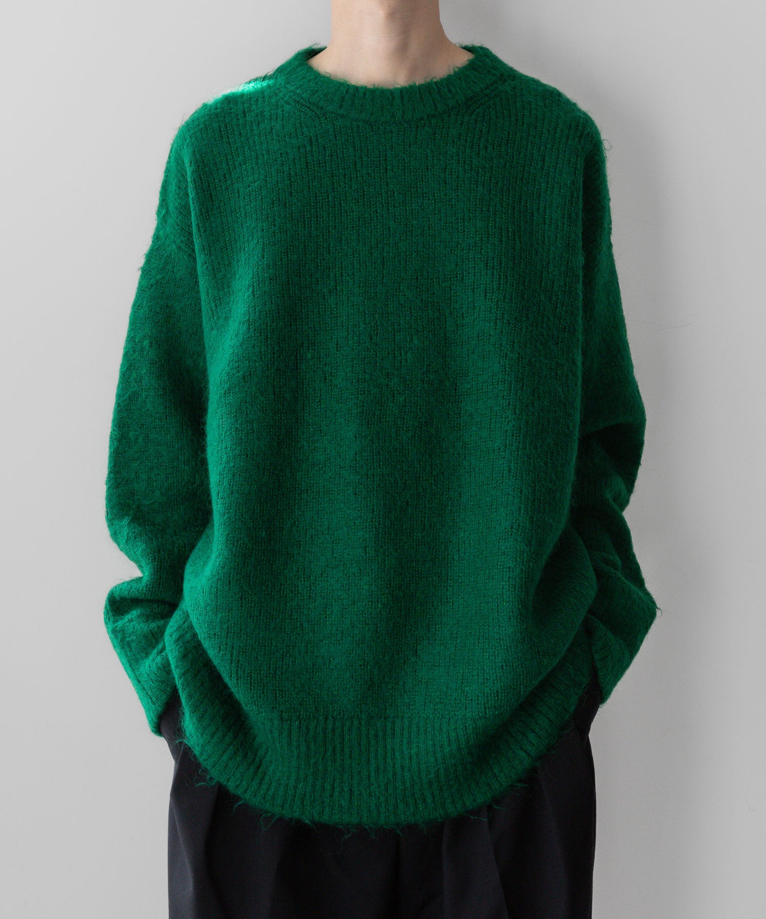 stein / シュタイン】KID MOHAIR KNIT LS - GREEN | 公式通販サイト