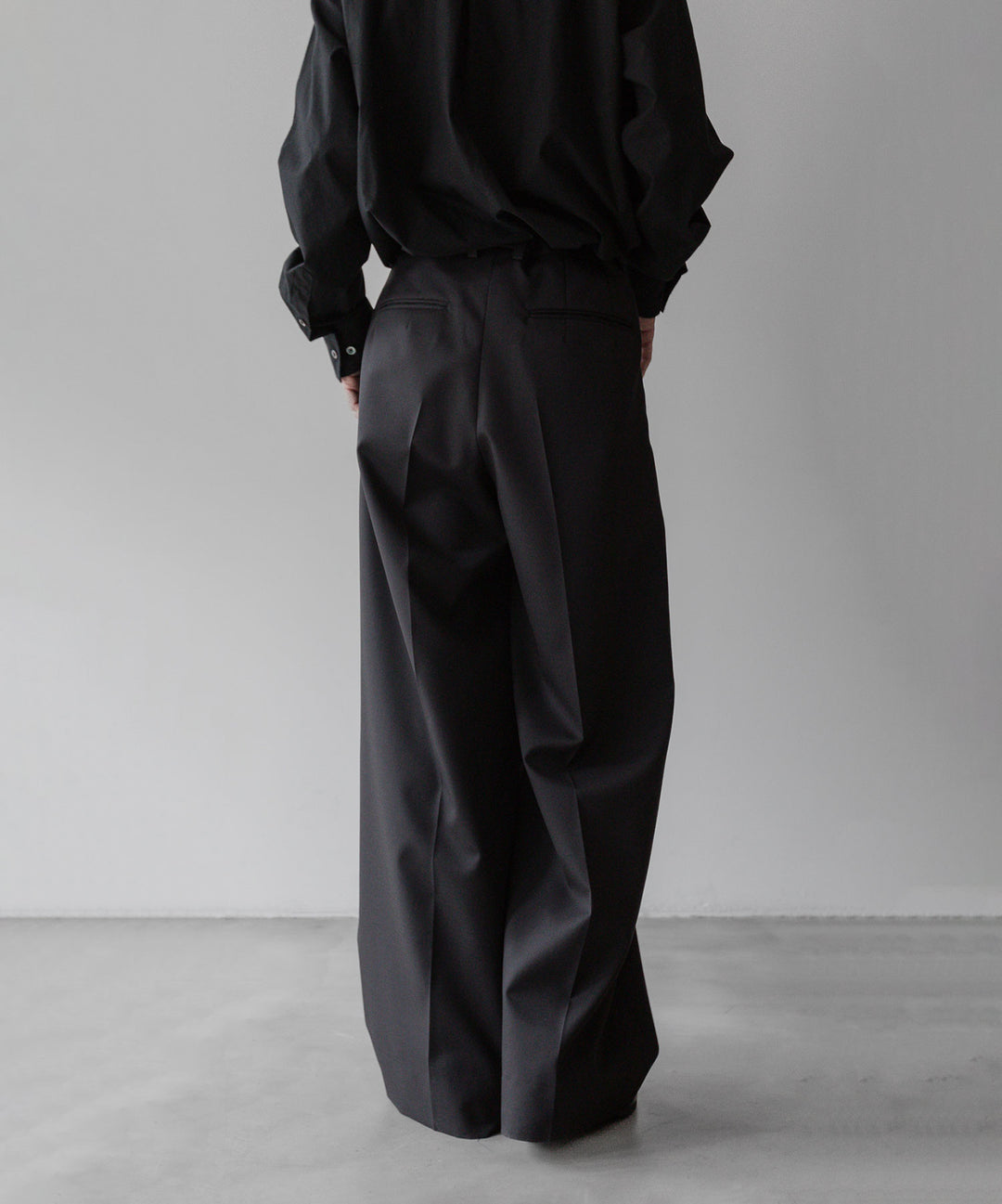 ssstein シュタインのEXTRA WIDE TROUSERS DARK CHARCOAL公式通販サイトsession福岡セレクトショップ