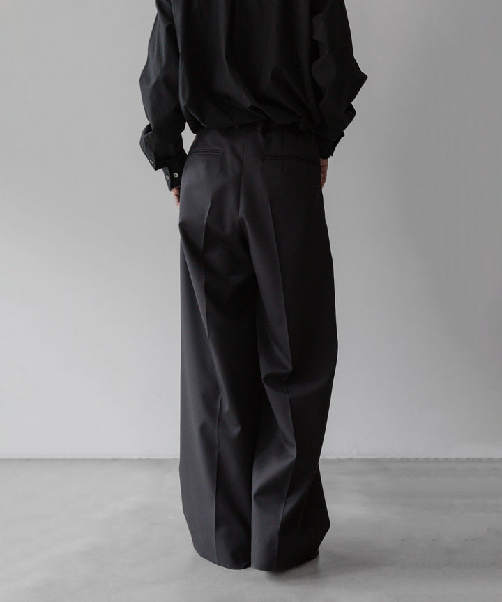 ssstein シュタインのEXTRA WIDE TROUSERS DARK CHARCOAL公式通販サイトsession福岡セレクトショップ