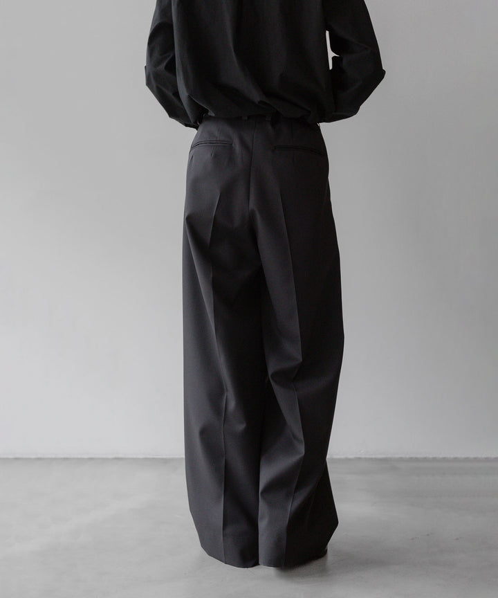 ssstein シュタインのEXTRA WIDE TROUSERS DARK CHARCOAL公式通販サイトsession福岡セレクトショップ