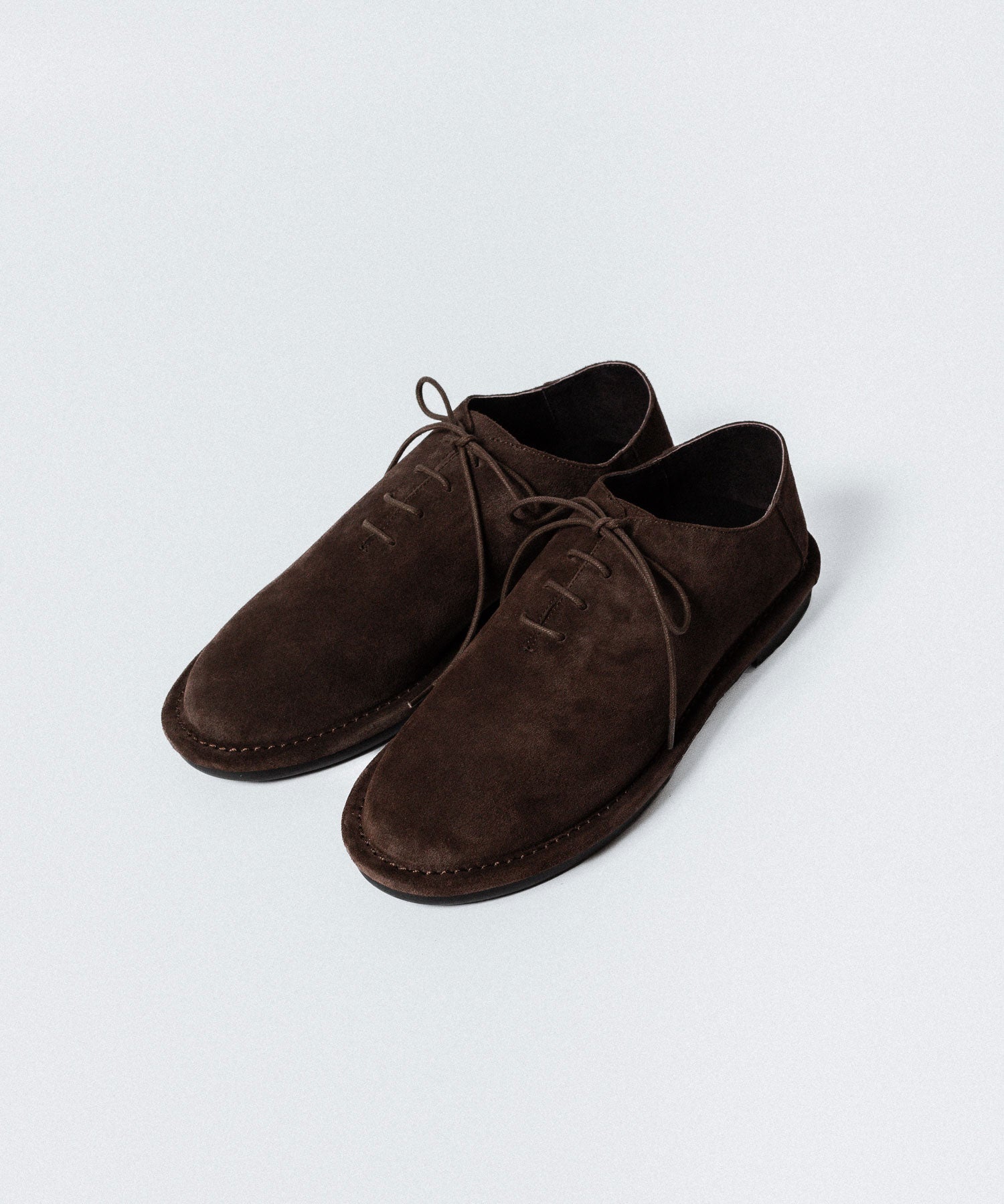 ATTACHMENT アタッチメントのCOW LEATHER SUEDE BABOUCHE - BROWNの公式通販サイトsession福岡セレクトショップ