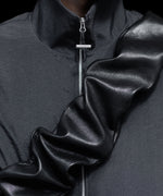 画像をギャラリービューアに読み込む, ssstein(シュタイン)のSHIRRING HANDLE LEATHER SHOULDER BAG - BLACKの公式通販サイトsession福岡セレクトショップ
