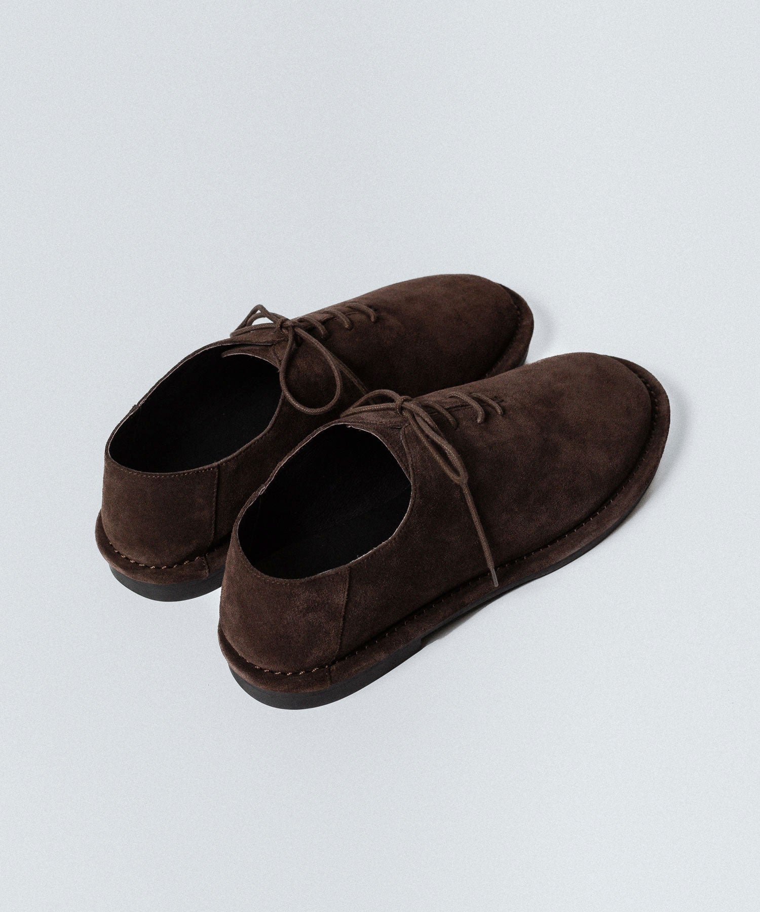 ATTACHMENT アタッチメントのCOW LEATHER SUEDE BABOUCHE - BROWNの公式通販サイトsession福岡セレクトショップ