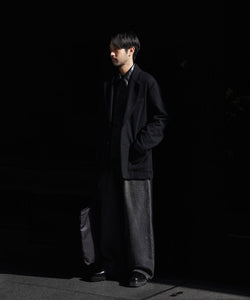 ssstein / シュタイン】WOOL/CASHMERE FLEECE SINGLE BREASTED JACKET