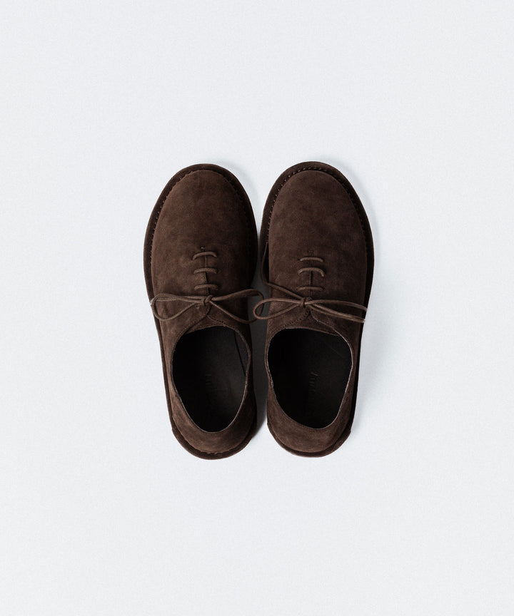 ATTACHMENT アタッチメントのCOW LEATHER SUEDE BABOUCHE - BROWNの公式通販サイトsession福岡セレクトショップ