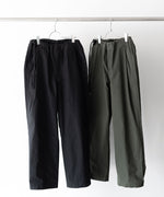 画像をギャラリービューアに読み込む, 【ANTHEM A】COTTON TWILL NO-BRAINER PANTS - BLACK
