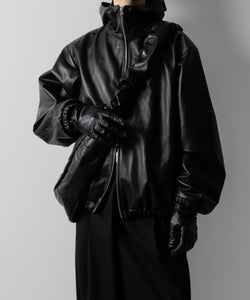 ssstein(シュタイン)のLEATHER HOODED SHORT JACKET - BLACKの公式通販サイトsession福岡セレクトショップ