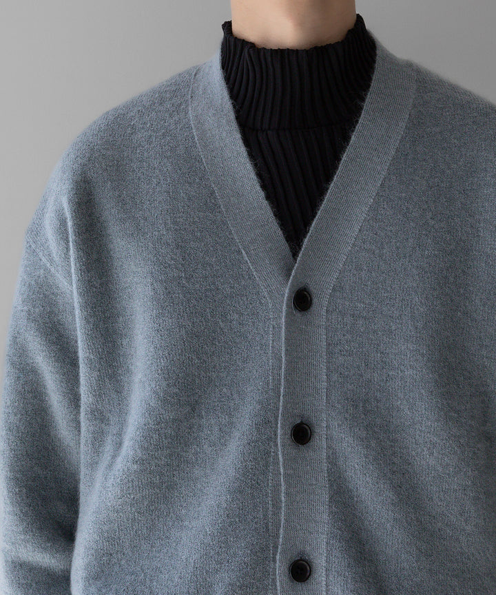 stein(シュタイン)のEXTRA FINE KID MOHAIR CARDIGANのBLUE GREY 公式通販サイトsession福岡セレクトショップ