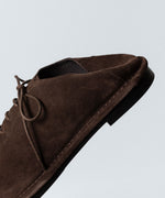 画像をギャラリービューアに読み込む, ATTACHMENT アタッチメントのCOW LEATHER SUEDE BABOUCHE - BROWNの公式通販サイトsession福岡セレクトショップ
