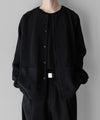 【stein】GRADATION PLEATS CARDIGAN - BLACK