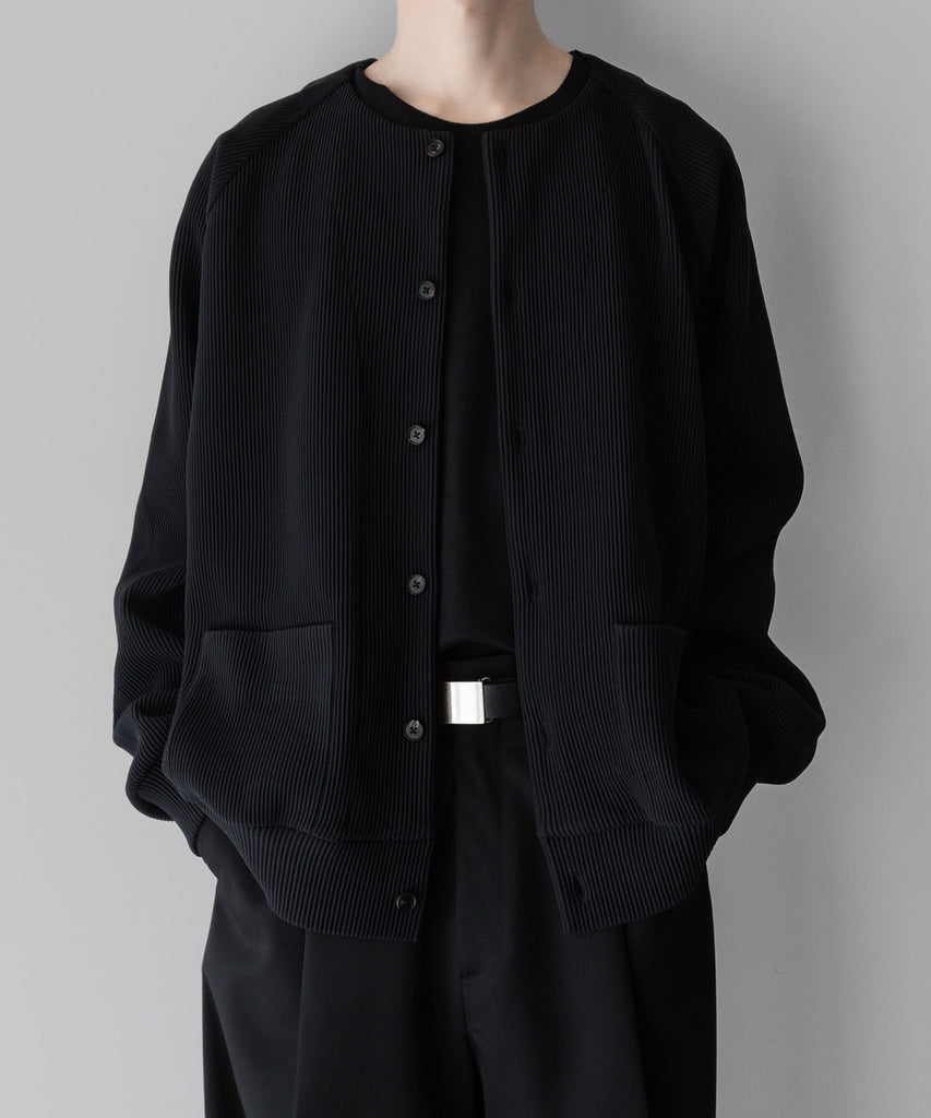 stein / シュタイン】GRADATION PLEATS CARDIGAN - BLACK | 公式通販