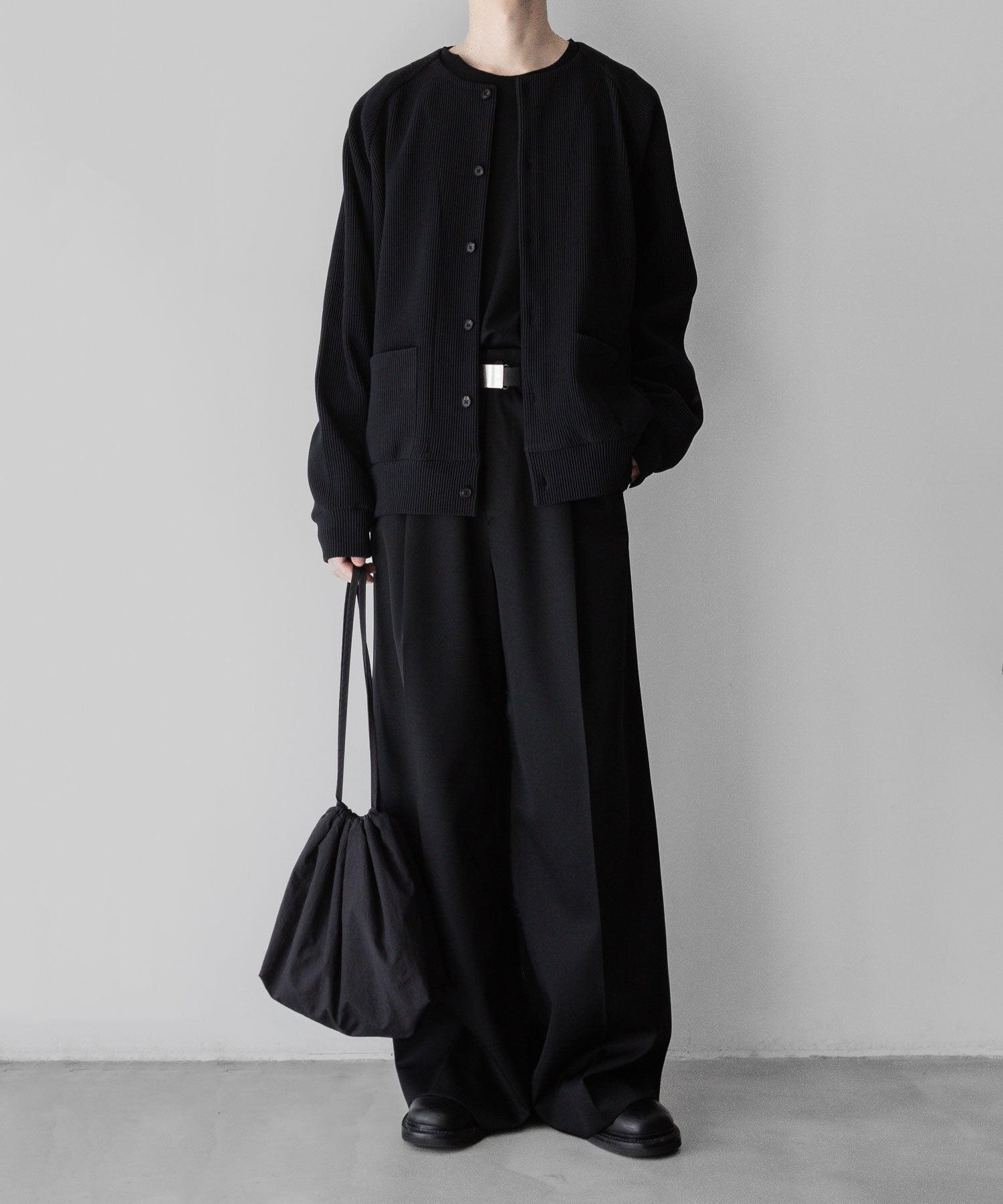 stein / シュタイン】EXTRA WIDE TROUSERS - BLACK | 公式通販サイト 