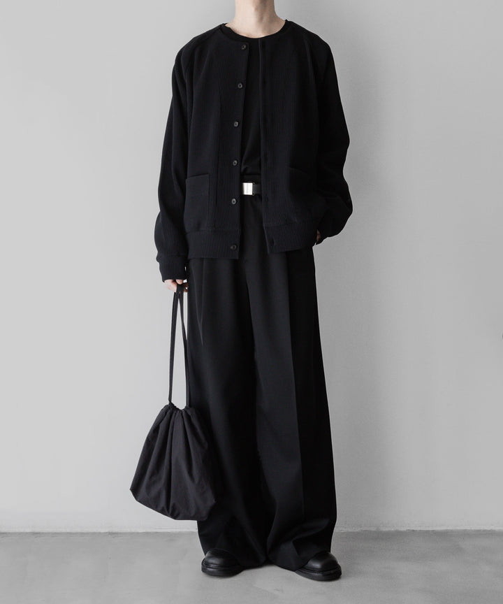 stein(シュタイン)の24SSコレクションEXTRA WIDE TROUSERS のBLACK sessionセッション福岡セレクトショップ 公式通販サイト