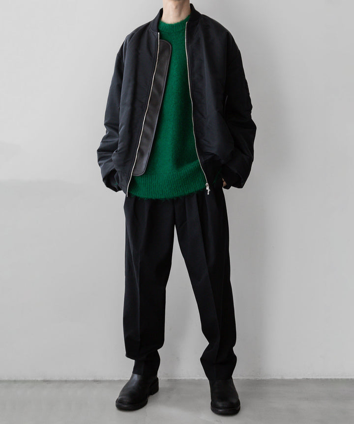 stein(シュタイン)の23AWコレクションOVERSIZED FLIGHT JACKETのBLACK