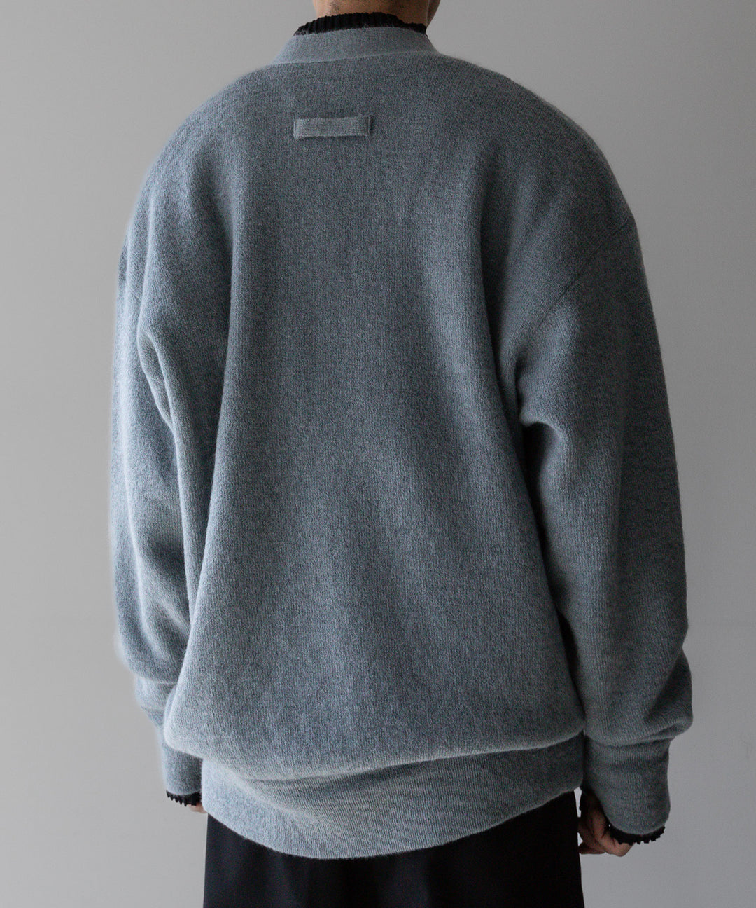stein(シュタイン)のEXTRA FINE KID MOHAIR CARDIGANのBLUE GREY 公式通販サイトsession福岡セレクトショップ