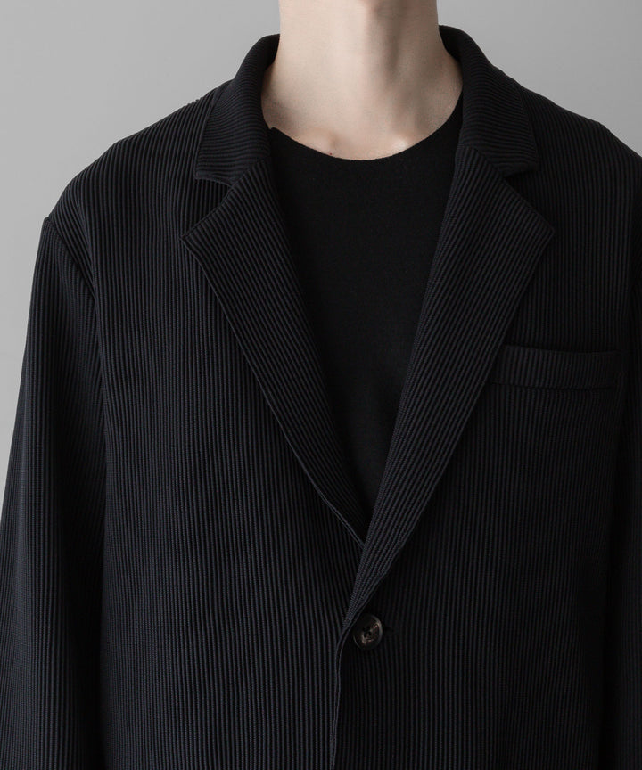 【stein】ssstein シュタインのOVERSIZED GRADATION PLEATS JACKETのBLACK　 公式通販サイトsession福岡セレクトショップ