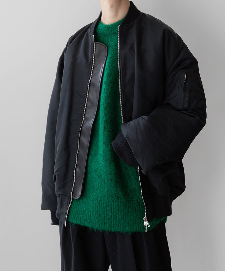 stein(シュタイン)の23AWコレクションOVERSIZED FLIGHT JACKETのBLACK
