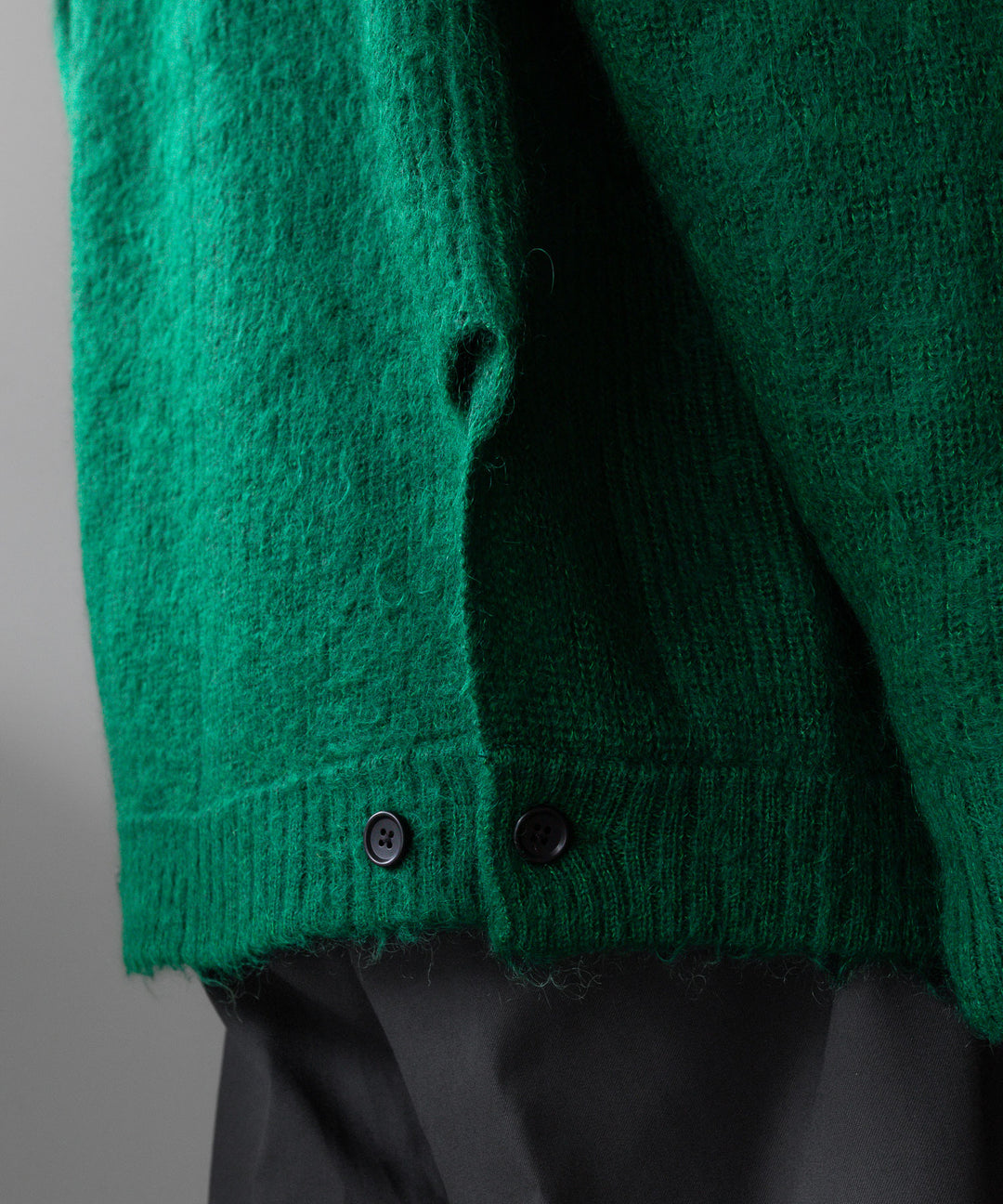 stein(シュタイン)の23AWコレクションKID MOHAIR KNIT CARDIGANのGREEN sessionセッション福岡セレクトショップ 公式通販サイト