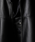 画像をギャラリービューアに読み込む, ssstein(シュタイン)のLEATHER HOODED SHORT JACKET - BLACKの公式通販サイトsession福岡セレクトショップ
