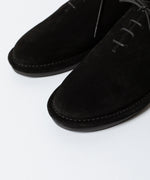 画像をギャラリービューアに読み込む, ATTACHMENT アタッチメントのCOW LEATHER SUEDE BABOUCHE - BLACKの公式通販サイトsession福岡セレクトショップ
